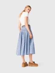 Chân váy maxi cotton đính đá