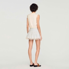 ÁO THUN COTTON LỬNG VỚI REN.