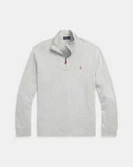 Áo len Polo cổ trụ kéo khoá 5 màu 81% cotton