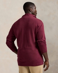 Áo len Polo cổ trụ kéo khoá 5 màu 81% cotton