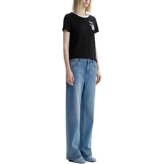Tshirt Karl viền cổ dáng basic 2 màu