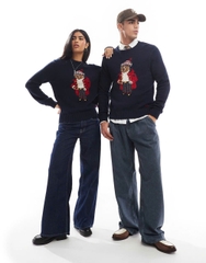 Áo len Polo bear Noel