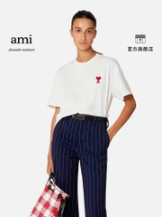 Tshirt AMI dáng over logo tim nhỏ 5 màu