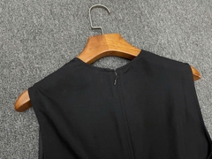 Váy Poplin cổ chữ V xẻ sâu TOTEME