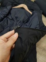 Áo khoác phao dài tay cổ trụ