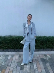 Set linen TTOO VOUISE Hàn Quốc 3 màu kèm khăn lụa