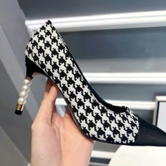 Giày Chanel gót ngọc