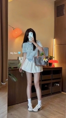ÁO KHOÁC CARDIGAN TAY NGẮN WHOAU