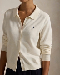 Áo khoác len Polo pha cotton