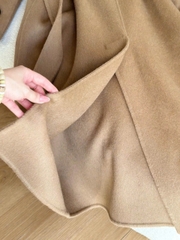 Trenchcoat Weekend MaxMara dáng suông màu beirge