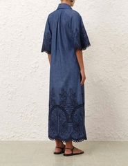 Váy denim thêu Coco