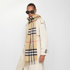 Khăn quàng cổ Cashmere kẻ caro