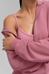 Áo hoodie khóa kéo Sweet Escape
