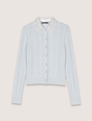 Áo khoác cardigan cổ rời