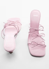 Mango Bows leather sandals