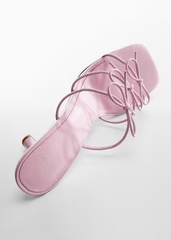 Mango Bows leather sandals