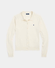 Áo khoác len Polo pha cotton