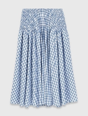Chân váy maxi cotton đính đá