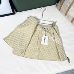 Set BBR  trần bông Áo khoác + Chân váy A 2 màu