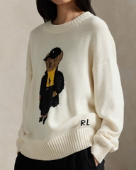 Áo len cổ tròn Polo Bear Cotton