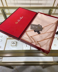 Khăn Loro len cashmere viền 4 màu