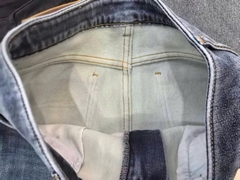 Quần denim ICICLE suông lót lông