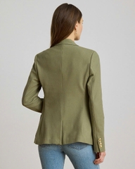 Áo Blazer POLO RL dệt Jacquard với họa tiết thêu chỉ vàng