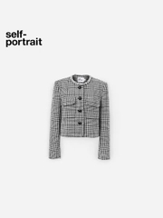 ÁO KHOÁC CRYSTAL VIỀN HOUNDSTOOTH