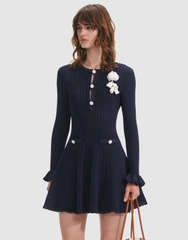 vay-self-portrait-dang-mini-mau-navy-khuy-ngoc-trai-charm-hoa-trang
