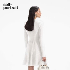 Váy ngắn đan Pointelle
