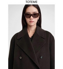 Coat dạ ép dáng lửng TOTEME