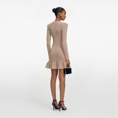 Váy mini dệt kim LUREX