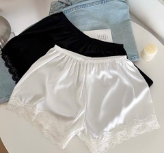 Quần lụa ngủ viền ren La Perla 3 màu  set 3pcs