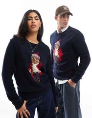Áo len Polo bear Noel