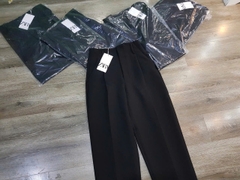 Quần baggy Zara đen cạp cao dư xịn