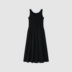 Váy sát nách ICICLE dáng maxi thun cải linen 2 màu