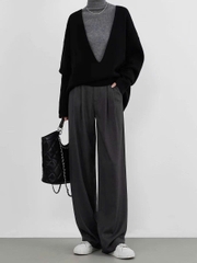 Quần suông Maison Margiela lưng chun 2 màu