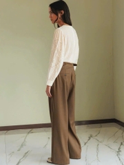 Sơ mi Sezane trắng thêu ngực