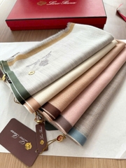 Khăn Loro Piana 100% cashmere viền