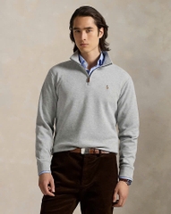 Áo len Polo cổ trụ kéo khoá 5 màu 81% cotton