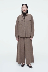 Áo sơ mi len wool COS cổ đức (tách set)