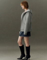Váy denim thẳng mini