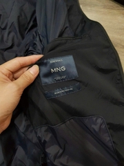 Áo khoác phao dài tay cổ trụ
