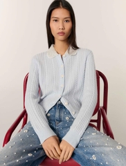 Áo khoác cardigan cổ rời