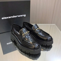 Loafer AlexanderWang đen bóng