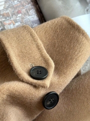 Trenchcoat Weekend MaxMara dáng suông màu beirge