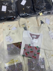 Tshirt Coach cổ tròn logo Cherry