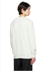 Áo len Maison Kitsune cổ tròn logo cáo to