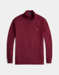 Áo len Polo cổ trụ kéo khoá 5 màu 81% cotton