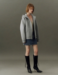 Váy denim thẳng mini